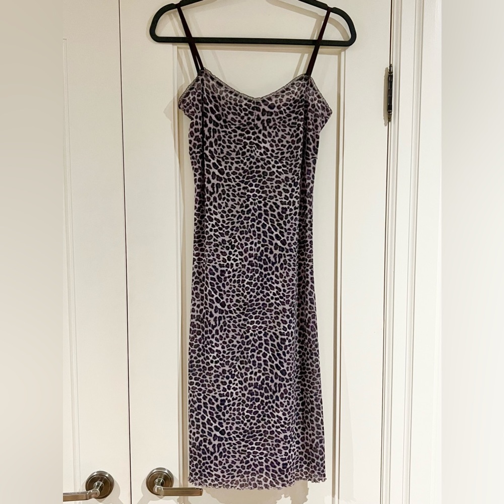 Slip Dress, leopard print, Size M